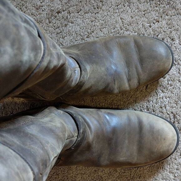 Teva De La Vina Boots Women's Size 9 Brown Waterproof Leather Buckle Tall Riding - Picture 11 of 16